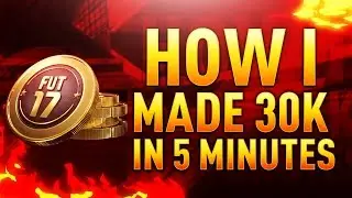 FIFA 17 UT - 30K PROFIT IN UNDER 5 MINUTES!! - HOW I SNIPED A PLAYER FOR 30K PROFIT! INSANE METHOD!