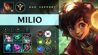 Milio Support vs Poppy - KR Grandmaster Patch 26.01