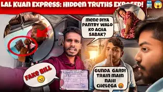 Overpriced Food & Drinks 🤬 in Indian Railways? Reality Check on Lal Kuan Express(Howrah to Bareilly)