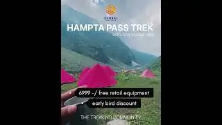 hampta pass trek #mountains #himalayantrip #travel #trekkingdestination #snow