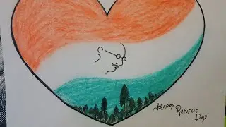 Republic day drawing|| how to draw easy drawing || #art #republicday #easyart