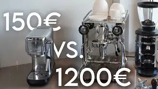 Siebträgermaschinen im Vergleich - Tchibo Lapressa vs. Quick Mill 0981 