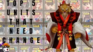 TOP 5 units that need buff in 2021 | Summoners War