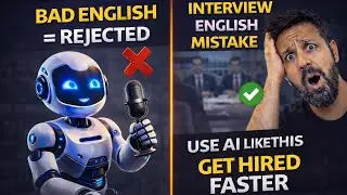 BAD ENGLISH COSTS YOU JOBS USE FREE AI TOOLS  2026 🤖📚