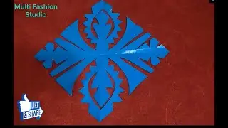 Latest aplic motif design cutting (applique) cutwork design