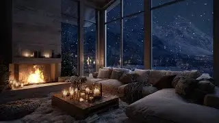 Snowy Winter Piano by the Fire 🔥 Soft Sounds for Focus, Calm and Inner Balance