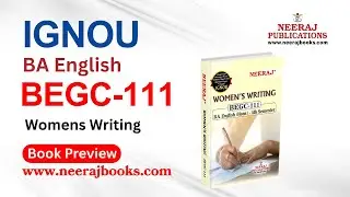 🎓IGNOU BA English Hons. | BEGC-111  (Guide) | Neeraj Books Preview | Neeraj Publications