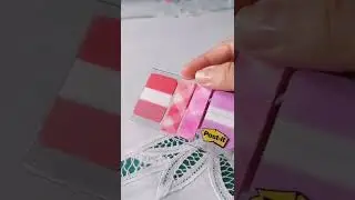 Unboxing Post-it flags | @Paperlin_art | Stationary | Books | Separadores | Sticky notes