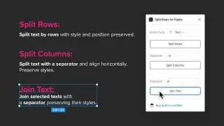 Split Rows for Figma: Plugin for Figma/FigJam