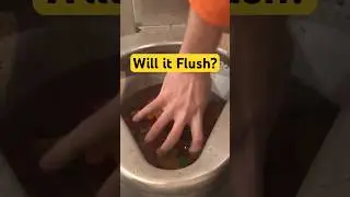 Filled my metal toilet with gummy bears! Will it Flush? #science