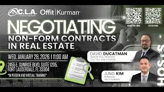 Negotiating Non Form Contracts in Real Estate