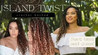 ISLAND TWIST | CROCHET ISLAND TWIST | OUTRE BOHO WAVY BOMB TWIST | ILLUSION CROCHET | 🏝️VACAY HAIR