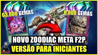 DECK META PARA INICIANTES: COMO JOGAR DE ZOODIAC F2P NO Yugioh! Duel Links!