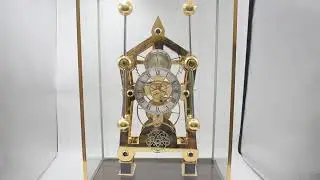 Sinclair Harding Grasshopper escapement table clock