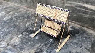 How to Make Matchstick Miniature Swing | Matchstick Art and Craft Ideas | Matchstick Jhula