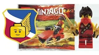 4K LEGO 30293 Ninjago Kai Drifter Set Master of Spinjitzu - Speed Build Review Stop Motion