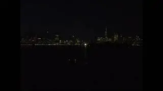 🗽 NYC & Statue of Liberty at Night &ndash; Our Floating Home&rsquo;s View! 🌃🚢