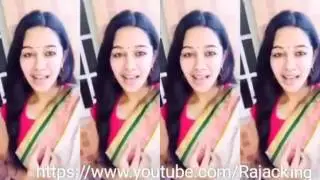 Future Cute Movie Heroine Mrinalini Tamil Dubsmash Killing Face Expression
