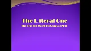 The Top Ten Worst Hit Songs of 2016