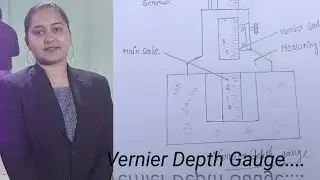 How to draw a Vernier Depth Gauge ? #vernier Depth gauge#mechanical # free hand sketch #2022 #draw