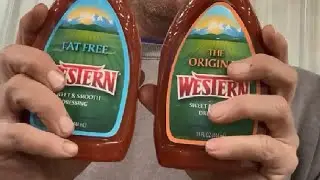 Comparison on regular vs fat free western dressing