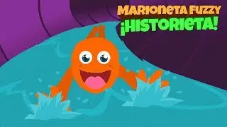 Fuzzy va abajo enorme tobogán 🌊 Agua Parque 🎨 de dibujos animados para la compilación de los niños