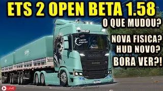 ETS2 OPEN BETA | O que h&aacute; de novo? Testando os mod na 1.58 | POV TRUCK