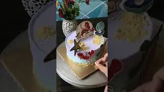 sea theme cake 😲#cake #cakedecorating #youtubeshorts #shorts #viral #trending #shortvideo #short