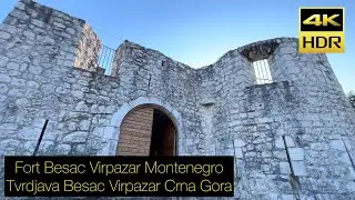 Fort Besac Virpazar Montenegro January 2023 - Tvrdjava Besac Virpazar Crna Gora zimi