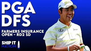 PGA Round 2 Showdown - Farmers Insurance Open | DraftKings DFS Picks, Plays and Process | 01/29/26