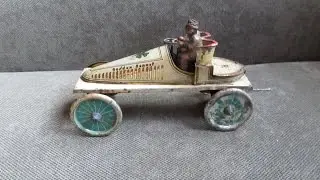 G&uuml;nthermann - Gordon Bennet Racer - Made in Germany - Tin Toy Car