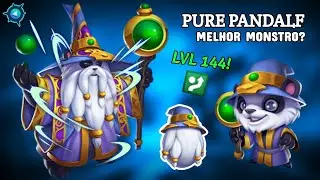 PURE PANDALF &Eacute; INSANO, REVIEW E TESTE NO LVL 144! UM DOS MELHORES MONSTROS DO GAME! Monster Legends