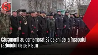 Căușenenii au comemorat 32 de ani de la începutul războiului de pe Nistru