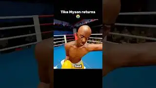 Little Mike trippin 😭 #vr #boxing #Thrillofthefight2 Thrill of the fight 2