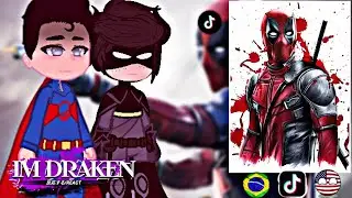 Justice League React to Deadpool || Gacha React