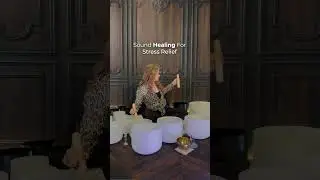 Sound healing for stress relief 🩵 #shorts