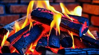 tunning Fireplace Close-Up &ndash; Bright Flames and Glowing Embers for the Perfect Cozy Atmosphere