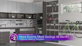 Transform your living space with California Closets of Tennessee