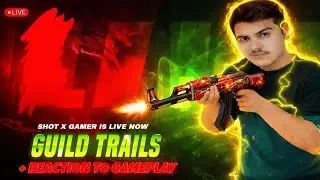 FREE FIRE CS RANK PUSH😊  GRANDMASTER AND CUSTOM✌️❤️ GUILD TEST #shortsfeeds  #livestream  #garena