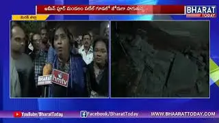Illegally Constructed Buildings Was Brought Down By Govt Officials - Medak Praneeth Pranav Venture