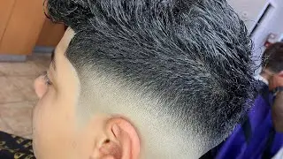 Tutorial de barbería pasó a paso Mid drop Fade con JC_ProBarber