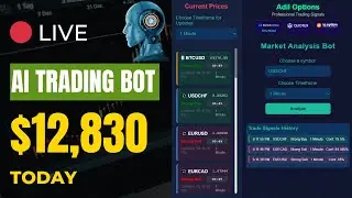 AI Trading Bot Makes $12,830 LIVE on Pocket Option | Best Binary Options Strategy 2025 for Profit!
