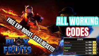 [🔥 UPDATE 17 Part 2](EXP BOOST, STAT RESET)  ALL Working Roblox Blox Fruits Codes!