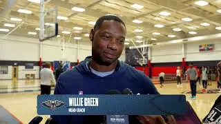 Willie Green talks Pelicans Roster | Pelicans Training Camp 2025