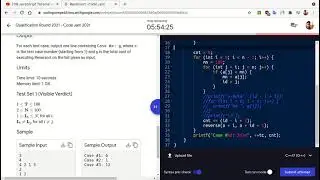Google CodeJam 2021, Problem: ReverseSort