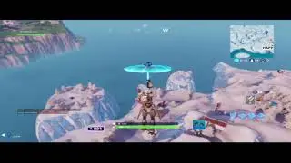 Fortbyte 36 on frozen island ONLY accessible w/ Sentinel! Also Season 9 Victory Royale Umbrella!