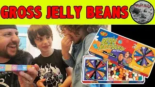 Playing Bean Boozled  #funny Jelly Belly Roulette with the kids!! Candy Games | Frumess #fyp