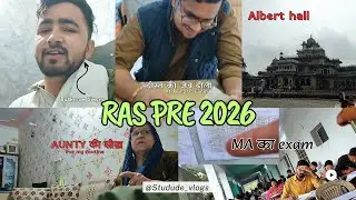 #RASpre2026 [Day 04] - MA 3rd Exam Day | Dost se burger party | sing a romantic song | #Alberthall