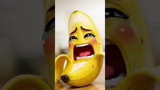 sweet food animation 🍌 #ai #animation #cute #fruits #funny #shorts