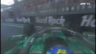 Fernando Alonso Sprint Race Crash : 2025 Miami GP